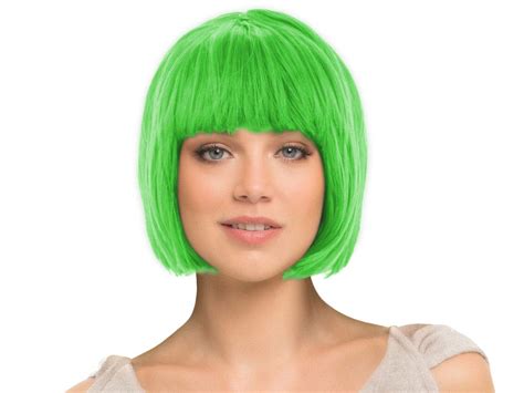 Bob Per Cke Mit Pony F R Karneval Fasching Wig Cabaret Kurzhaar