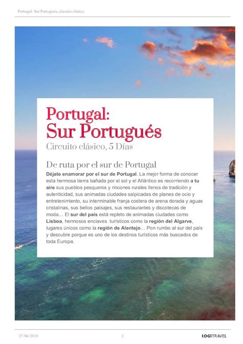 PDF Portugal Sur Portugués cdn PDF filelugares para disfrutar