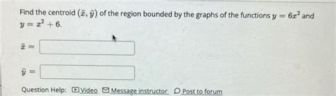 Solved Find The Centroid Bar X Bar Y Of The