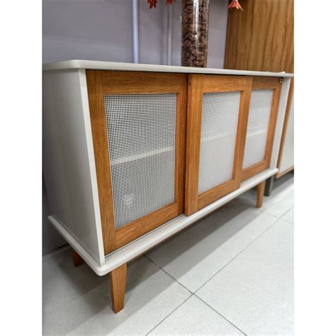 Aparador Buffet Detroit Portas Off White Madeira