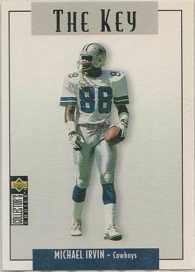 Michael Irvin Upper Deck Collector S Choice U Sports Trading