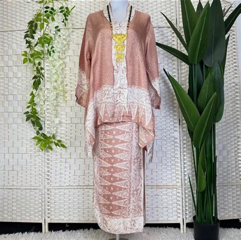 New Batik Viscose Nude Women S Fashion Muslimah Fashion Baju Kurung