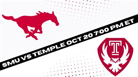 Smu Mustangs Vs Temple Owls Prediction And Picks College Football