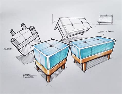 Sketches 2017 Part 3 On Behance Furniture Design Sketches