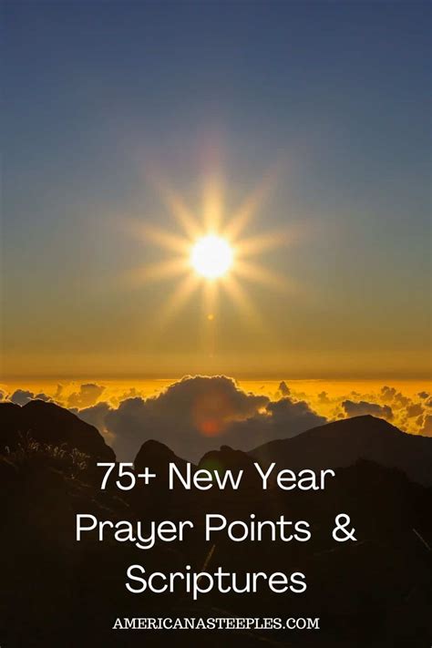 75+ New Year Prayer Points: Path to Blessings & Growth