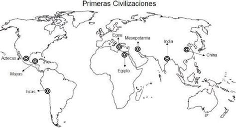 Ubica En El Mapa Cada Una De Las Civilizaciones Antiguas India China