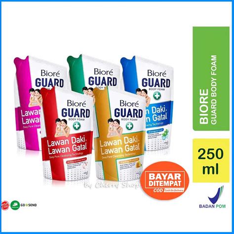 Jual Ml Bpom Biore Guard Body Foam Sabun Cair Ml Deep Pore