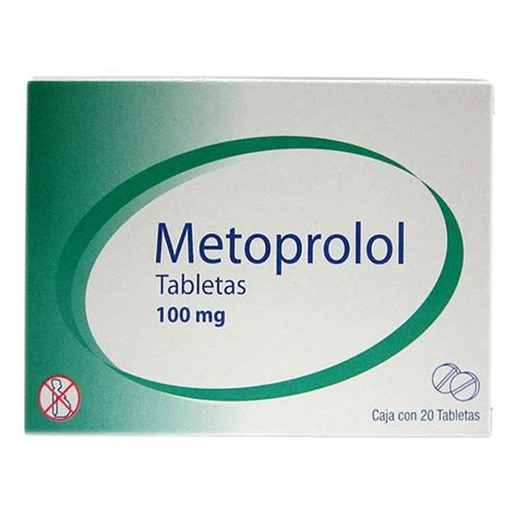 Metoprolol Medi Mart 100 Mg 20 Tabletas Walmart