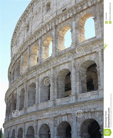 Gran Roman Colosseum Coliseum Colosseo Flavian Amphitheat Imagen De