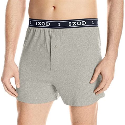 Izod Mens Knit Boxer Heather Grey Shopstyle Boxers