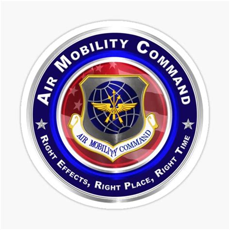 "Air Force Air Mobility Command" Sticker by SoldierAlways | Redbubble