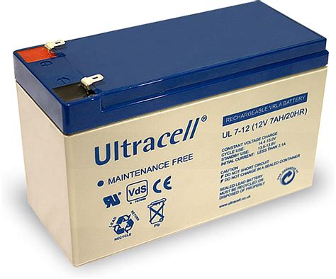 Wentronic Batterie Au Plomb Ultracell V Ah Faston Mm