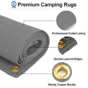 Outdoorlines Portable Tarp Outdoor Rugs For Patio X Ft Uv And