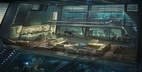 ArtStation - Avengers Tower - Interior | Avengers, Tower, Exterior design