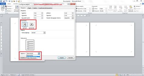 Cómo Combinar Hojas Horizontales Y Verticales En Word