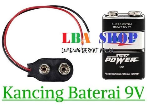 Jual Soket Konektor Baterai Kotak 9v Atau Batery 9 Volt Di Lapak