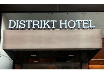 TANKindustries Brands Iconic Distrikt NYC Hotel - Sign Builder ...