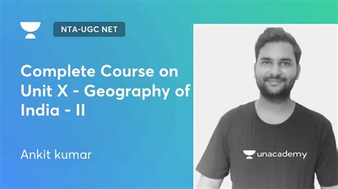 NTA UGC NET SET Exams Complete Course On Unit X Geography Of