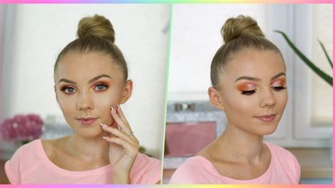 Orange Pink Sunset Makeup Look Lastdream Cda