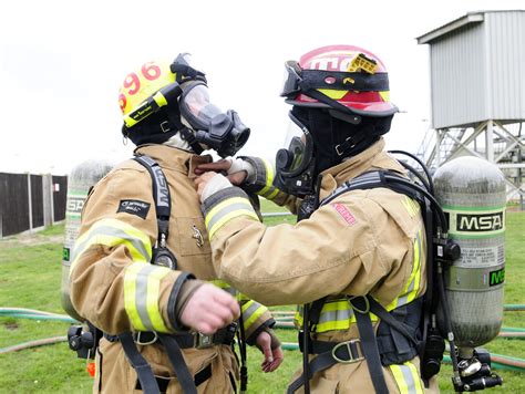 Firefighters Hone Life Saving Skills Royal Air Force Mildenhall Raf