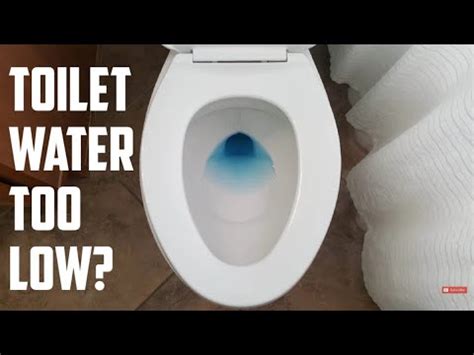 Why Is There Low Water Level In The Toilet Bowl And How To Repair