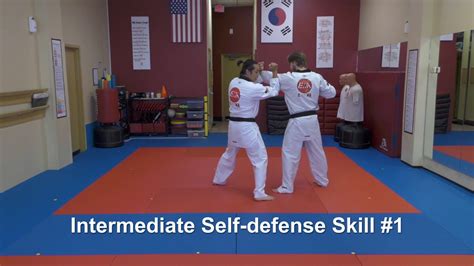 Intermediate Taekwondo Self Defense Technique 1 Youtube