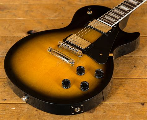 Gibson Usa 2018 Les Paul Studio In Vintage Sunburst Peach Guitars