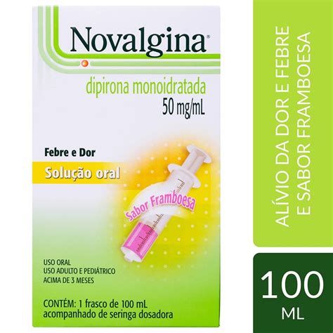 Analg Sico Novalgina Solu O Oral Seringa Dosadora Ml