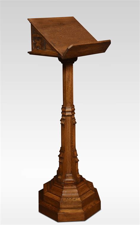 Gothic Revival Carved Oak Lectern Antiques Atlas