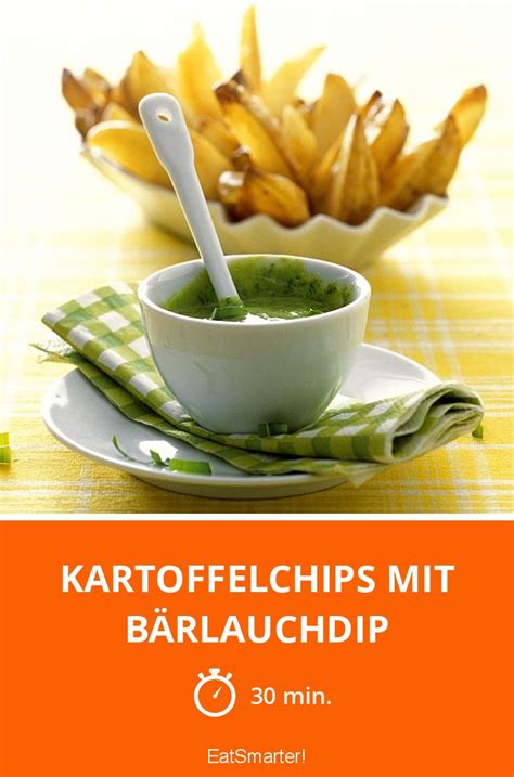 Kartoffelchips Mit Bärlauchdip Rezept Eat Smarter