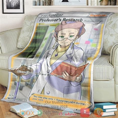 HOT Anime Pokemon Professor S Research Trainer Blanket Express Your Unique Style With BoxBoxShirt