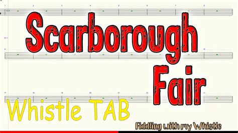 Scarborough Fair Folk Tune Tin Whistle With Backing Track Play