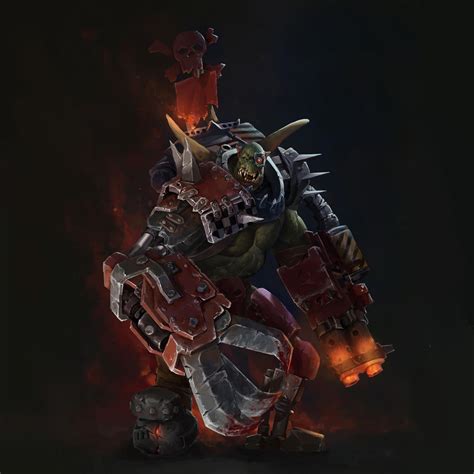 ork warboss art  ivan ozyumov  gallery