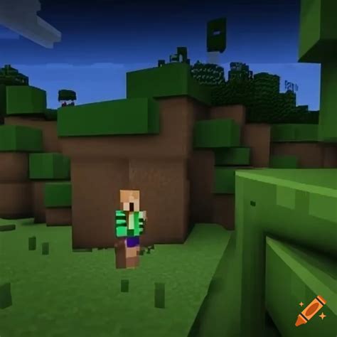 Minecraft Mobile Gameplay Screenshot On Craiyon