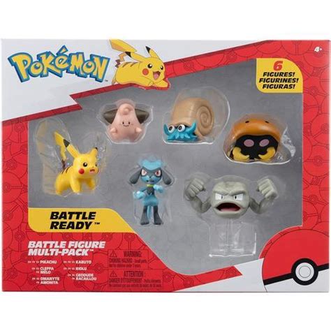 Pokémon Battle Figure 6 Pack Features 2 Inch Battle Figures Rakuten