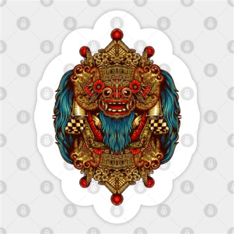 Barong Mask Barong Mask Sticker Teepublic