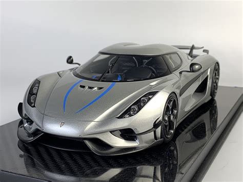 Frontiart Koenigsegg Regera Moon Sliver Resin Model Car Frontiart