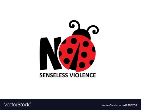 Stop Domestic Violence Or Senseless Royalty Free Vector