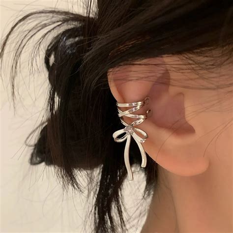 KADRUFI Clips D Oreille De Style Ballet Pour Filles Manchette D Oreille