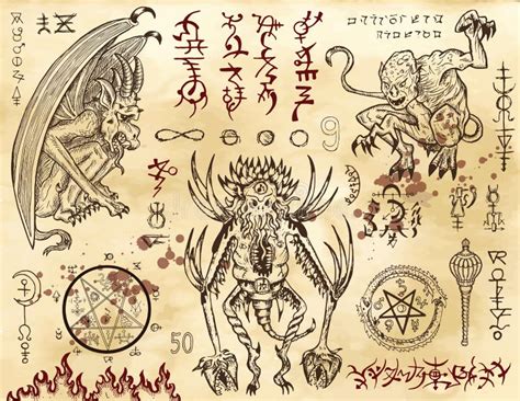 Demonic Letters Ofthe Alphabet Seven Princes Of Hell The Demonic