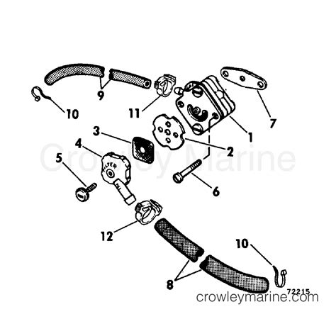 Fuel Pump Outboard R B Crowley Marine