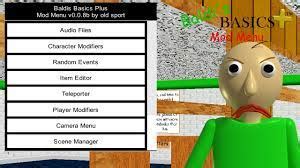 Baldi's Basics Plus Mod Menu by Null