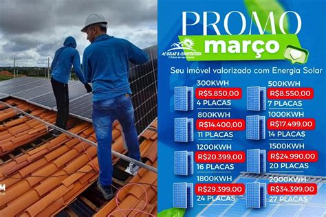 Energia Solar Em Piripiri Promo Mar O Da Ac Solar Segue A Todo Vapor