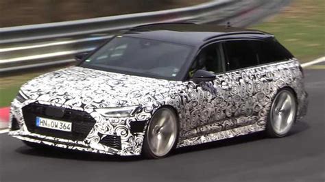 Audi Rs Avant Spied Lapping The N Rburgring In Anger