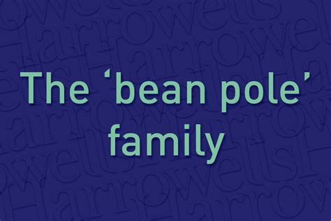 Beanpole Family Diagram