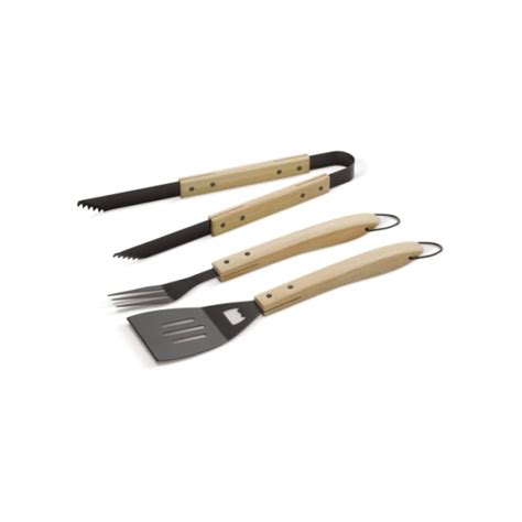 Barbecue Tool Set Wood Erco Promotion