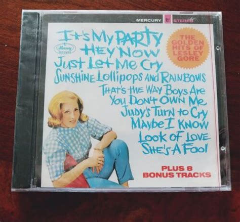 The Golden Hits Of Lesley Gore CD 8 Bonus Tracks 1987 Mercury NEW