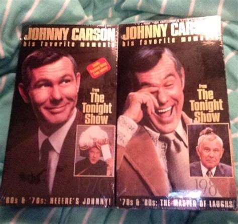 Johnny Carson His Favorite Moments Tonight Show 60s 70s 80s Vhs Set Of