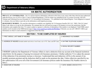 Printable Form Va Form