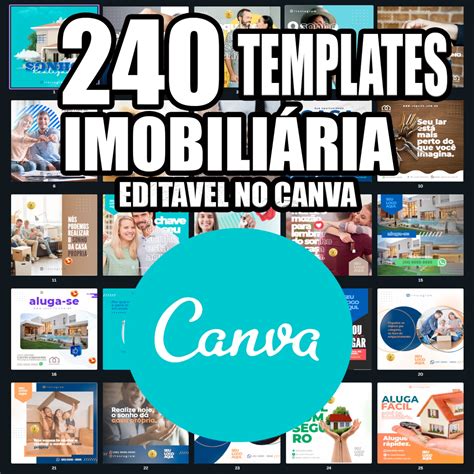 Pack Templates Imobiliária Editavel No Canva Serviços Digitais DFG